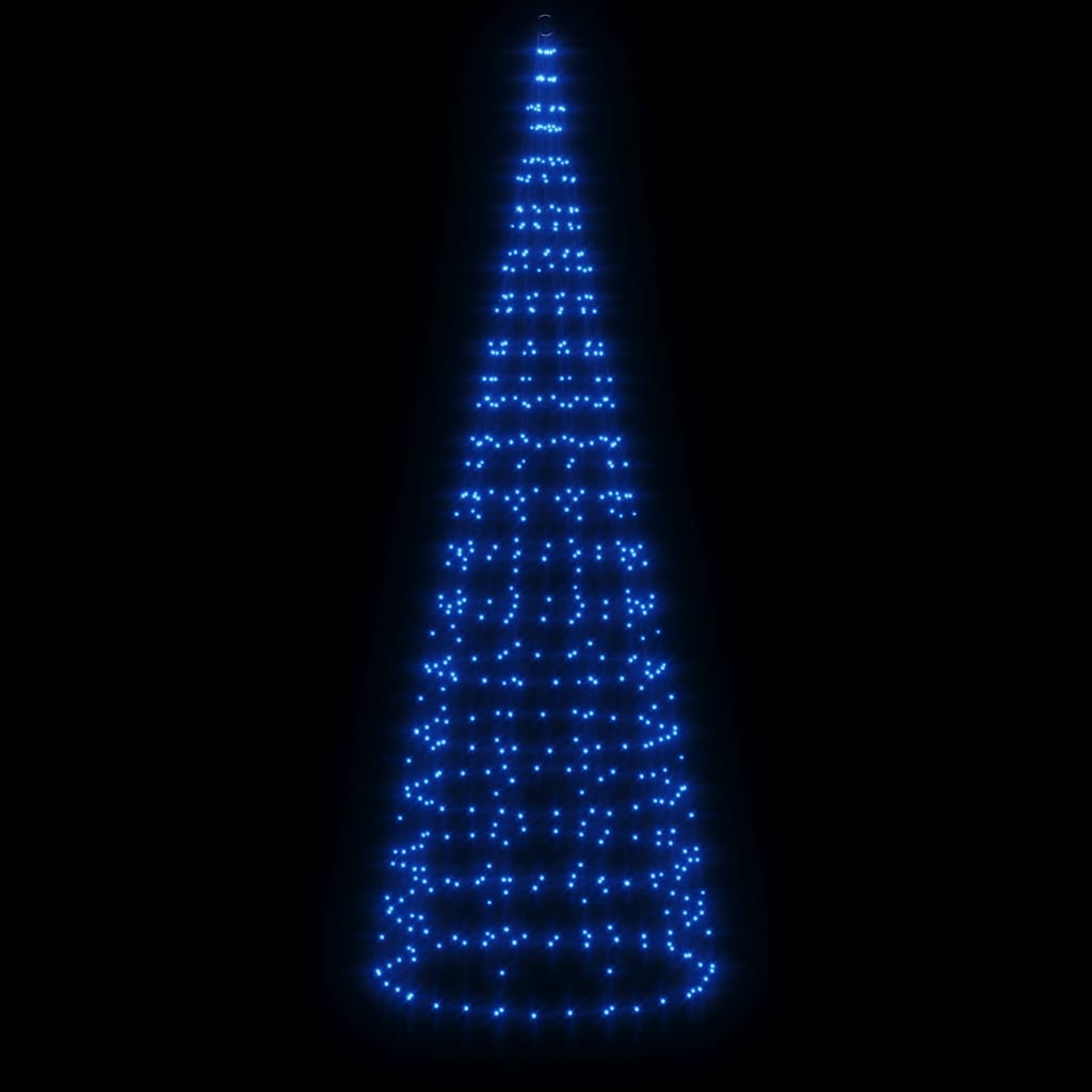 LED-juletræ 550 LED'er 300 cm blåt lys