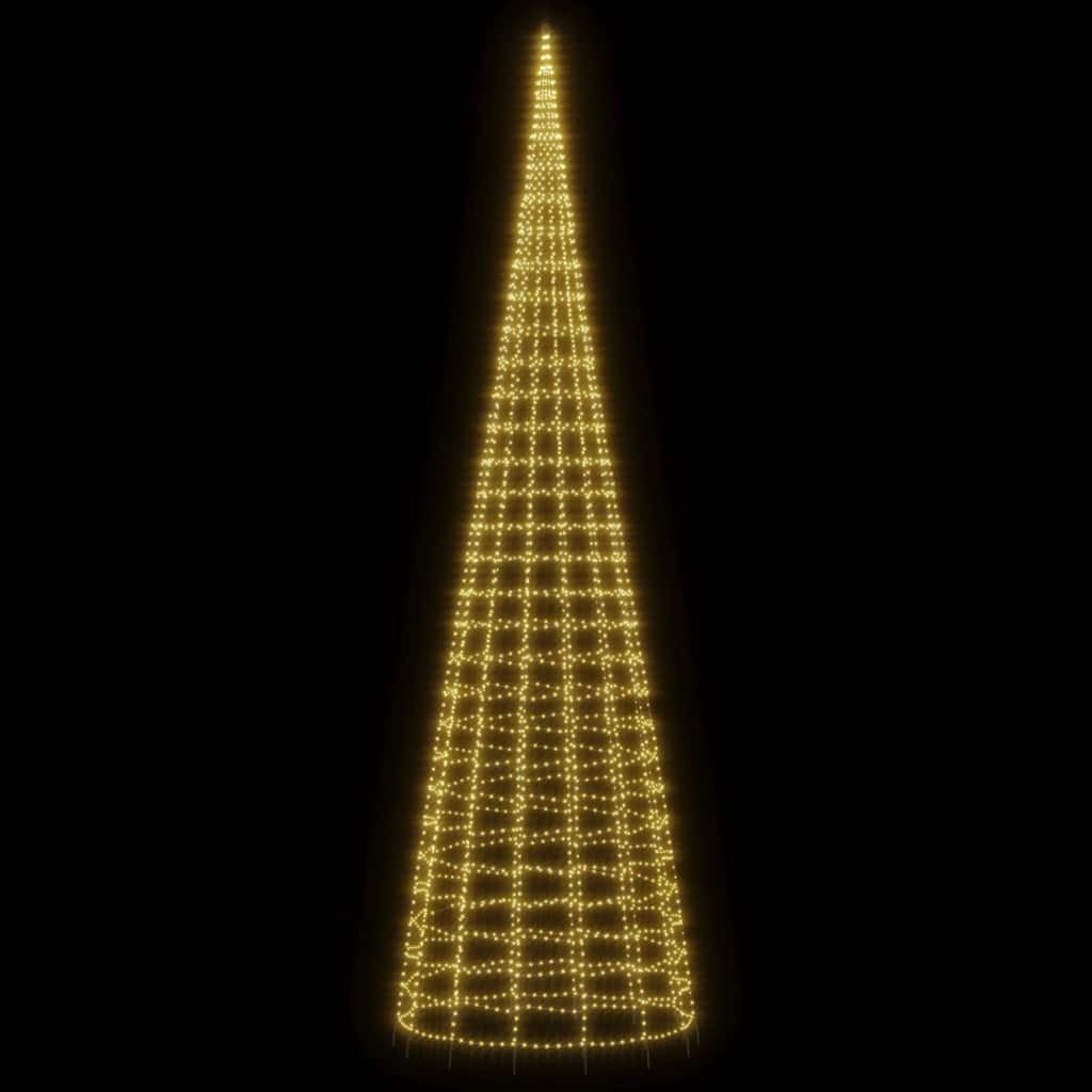 LED-juletræ 3000 LED'er 800 cm varmt hvidt lys