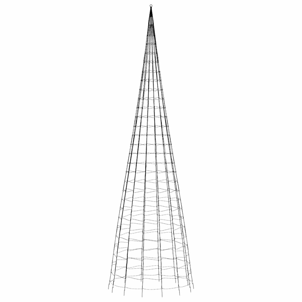 LED-juletræ 3000 LED'er 800 cm koldt hvidt lys