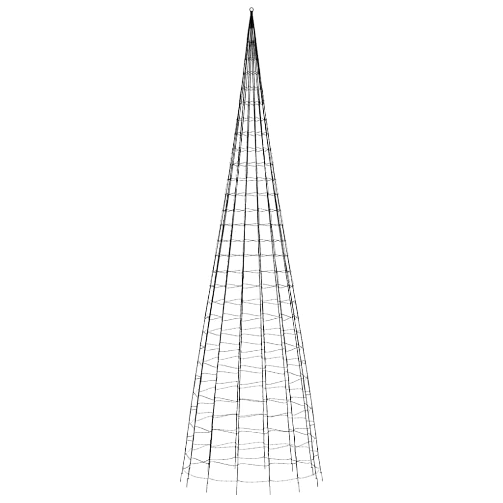 LED-juletræ 3000 LED'er 800 cm flerfarvet lys
