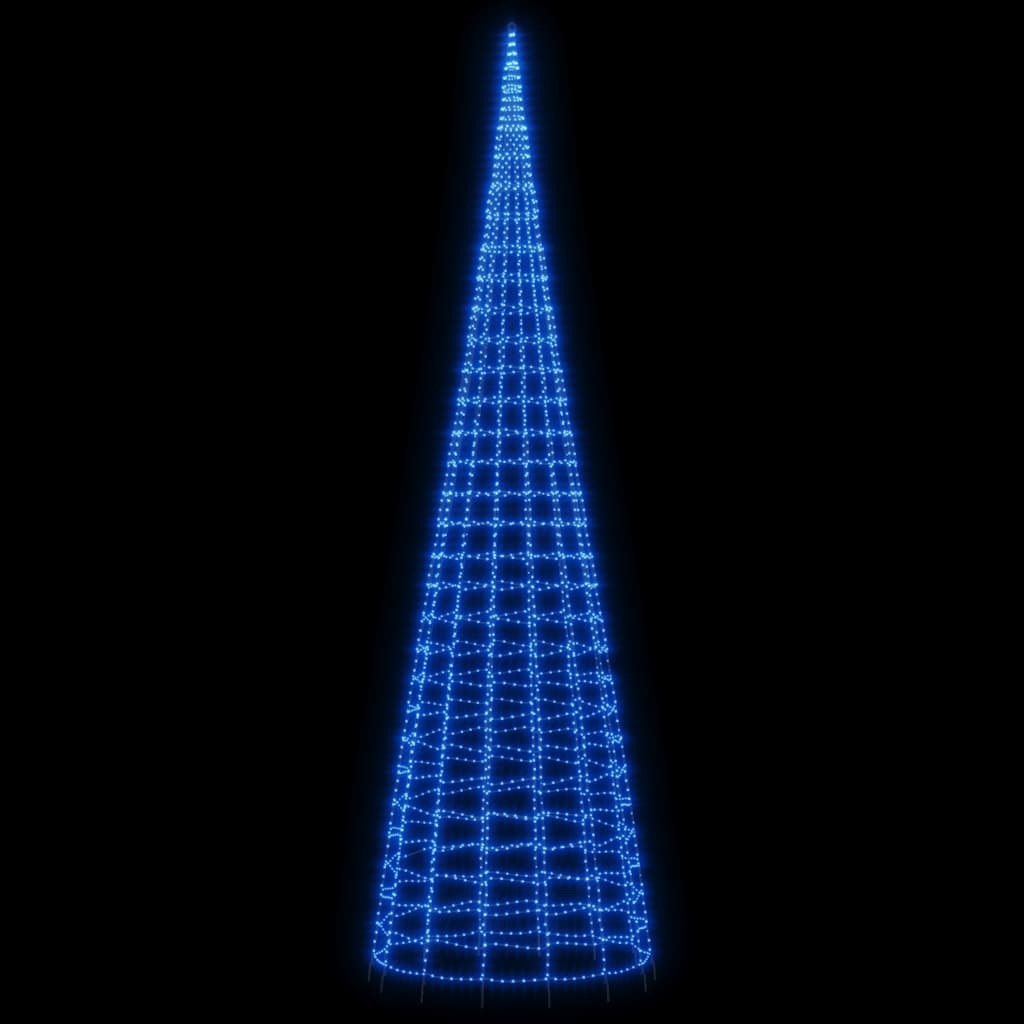 LED-juletræ 3000 LED'er 800 cm blåt lys