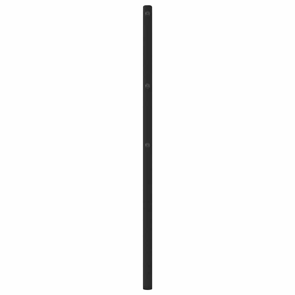 udskiftningsgavl 75 cm metal sort