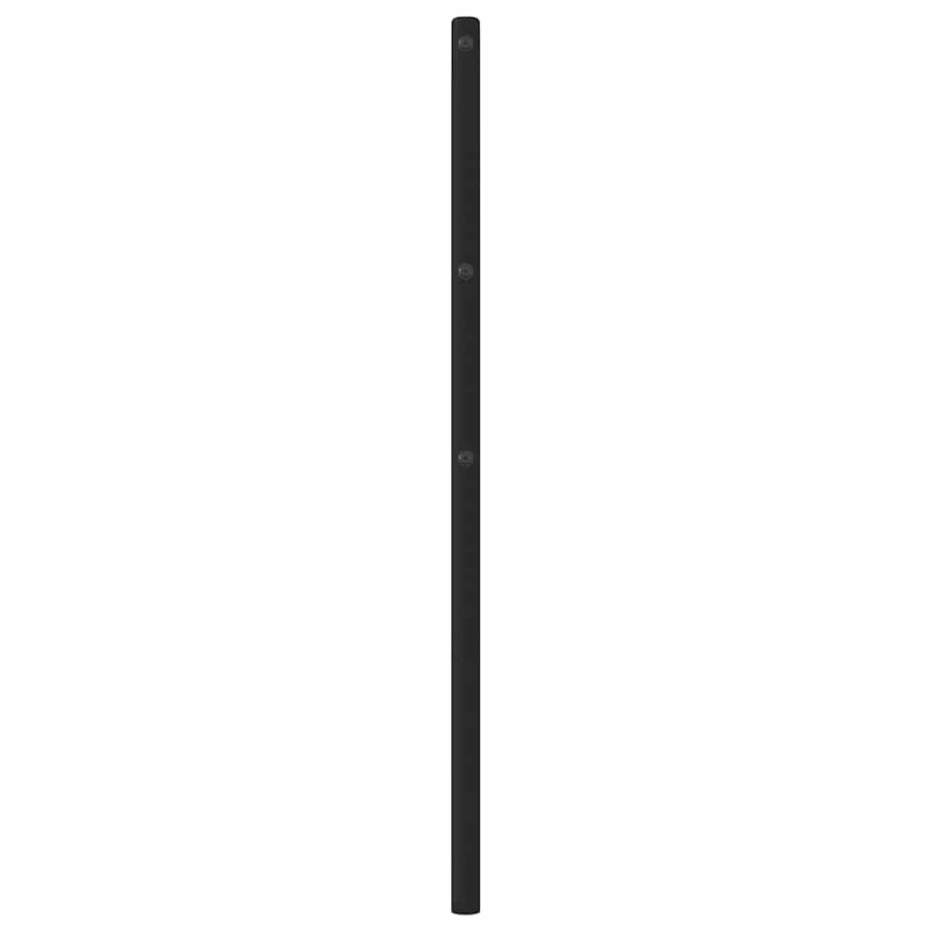 udskiftningsgavl 100 cm metal sort