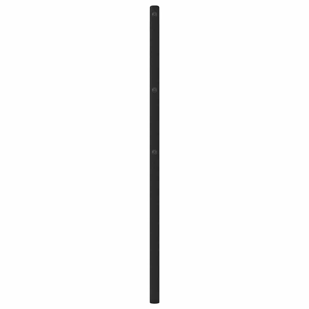 udskiftningsgavl 193 cm metal sort