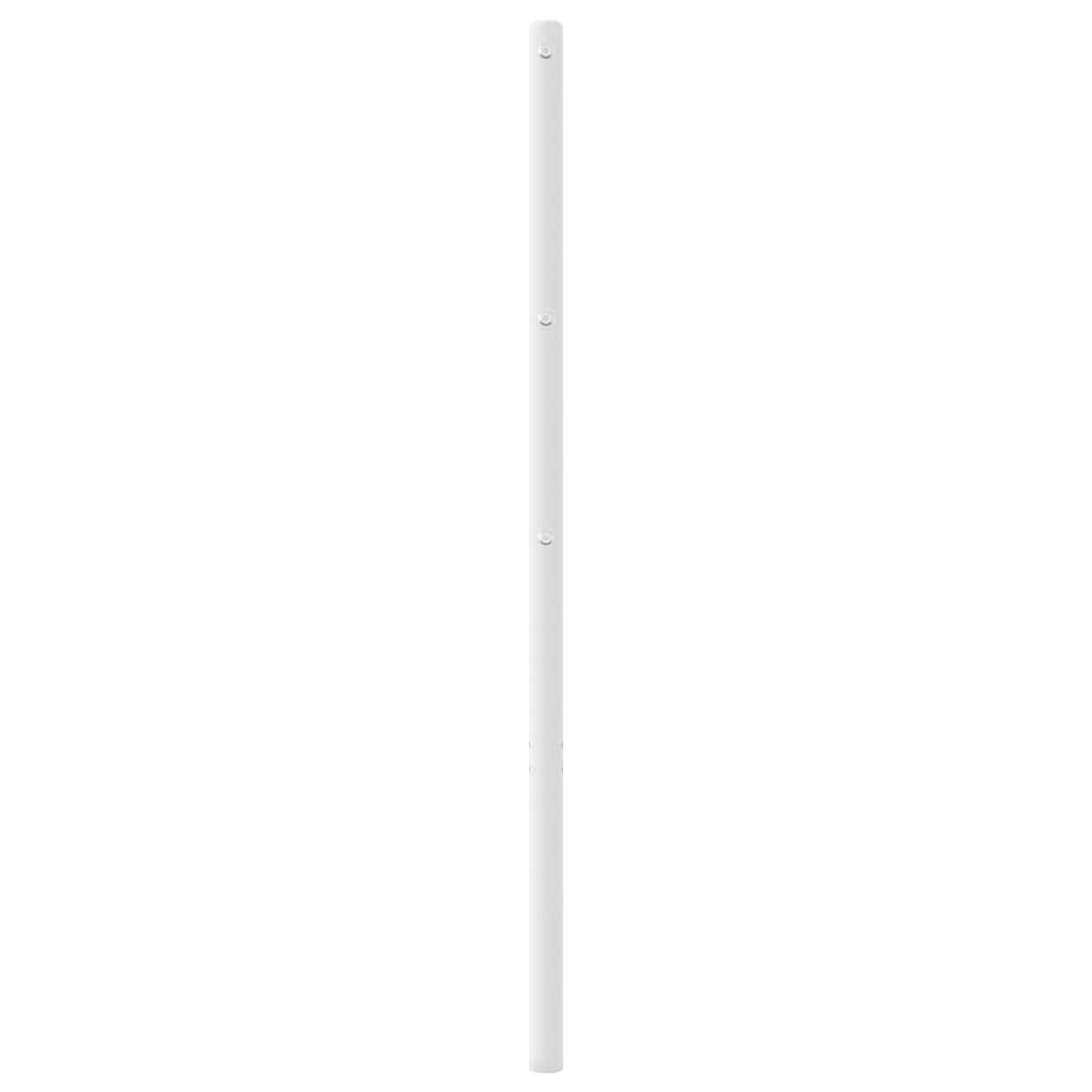 udskiftningsgavl 107 cm metal hvid