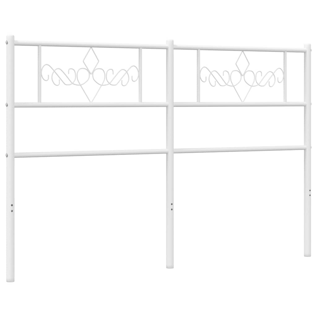udskiftningsgavl 120 cm metal hvid
