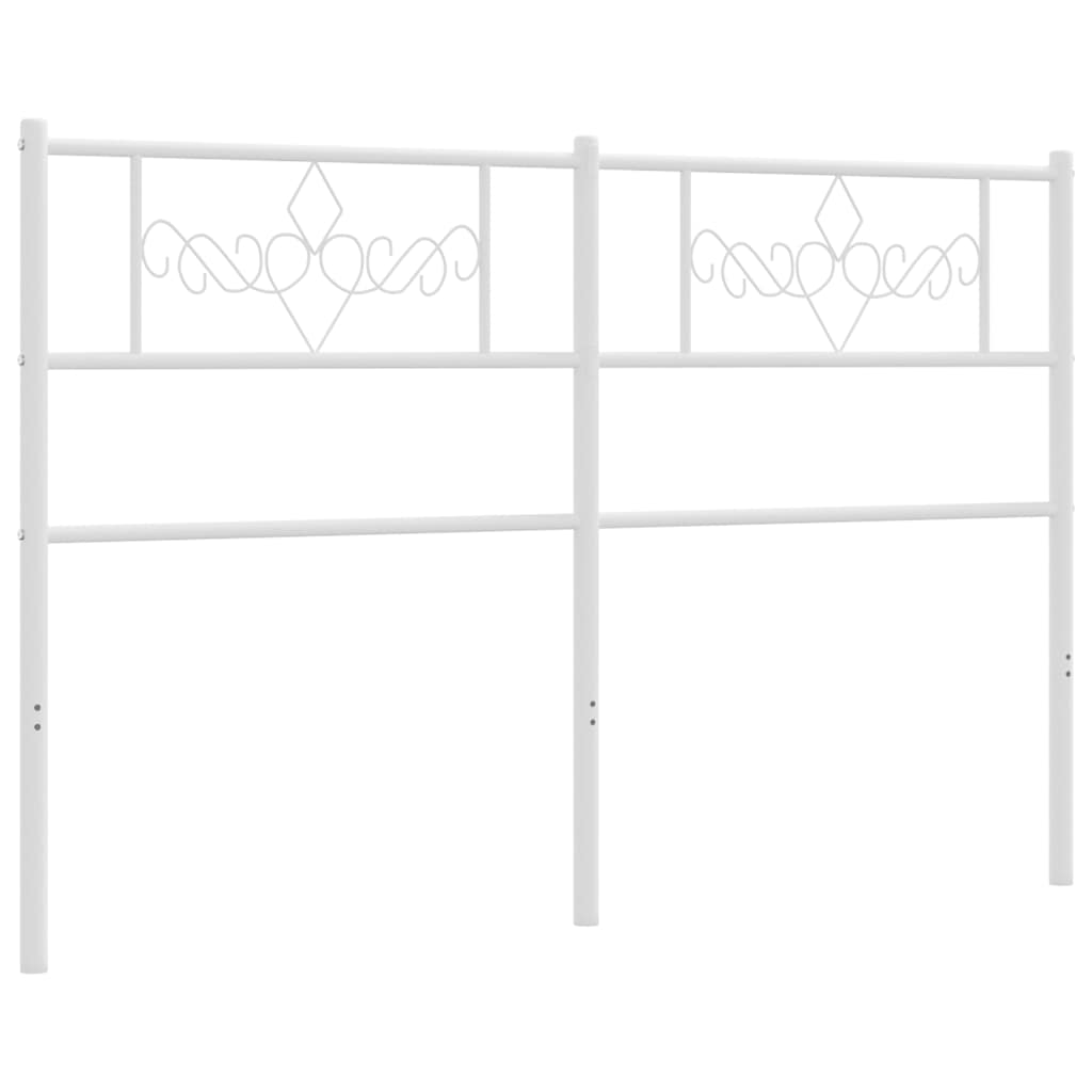 udskiftningsgavl 120 cm metal hvid