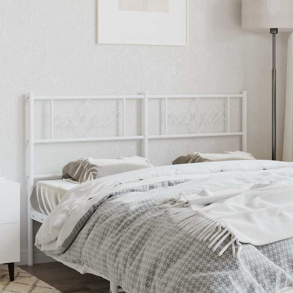 udskiftningsgavl 120 cm metal hvid