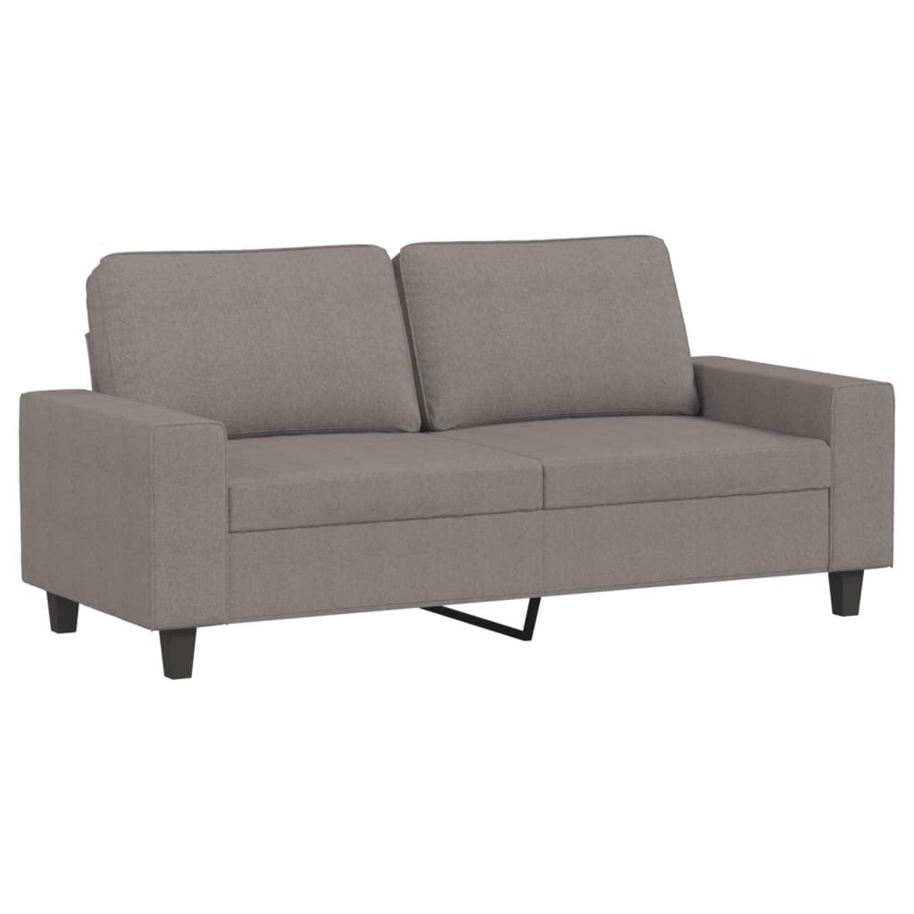 sofasæt 3 dele stof gråbrun
