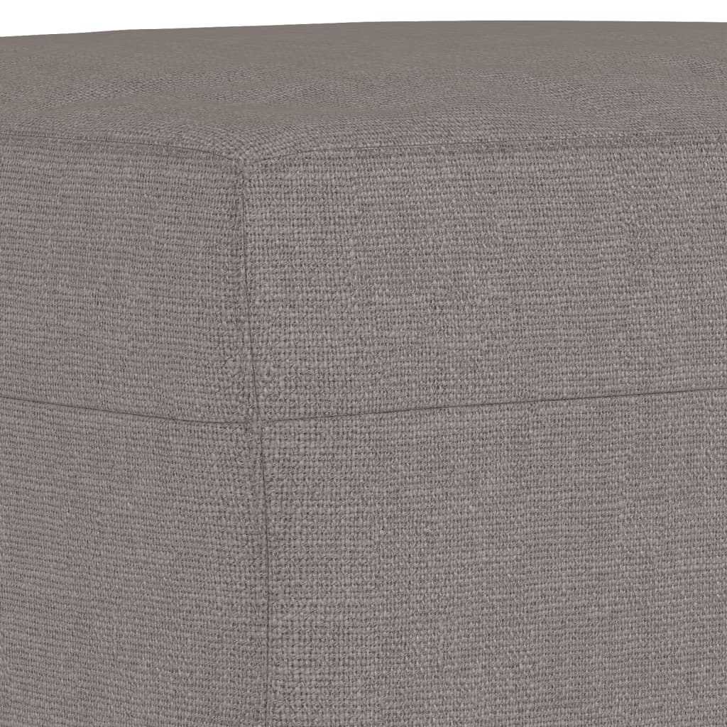 sofasæt 3 dele stof gråbrun