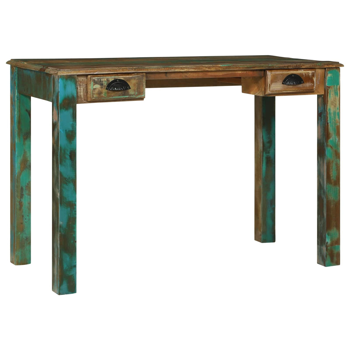 Skrivebord med skuffe Brun 112 x 55 x 76 cm Solid genbrugs træ