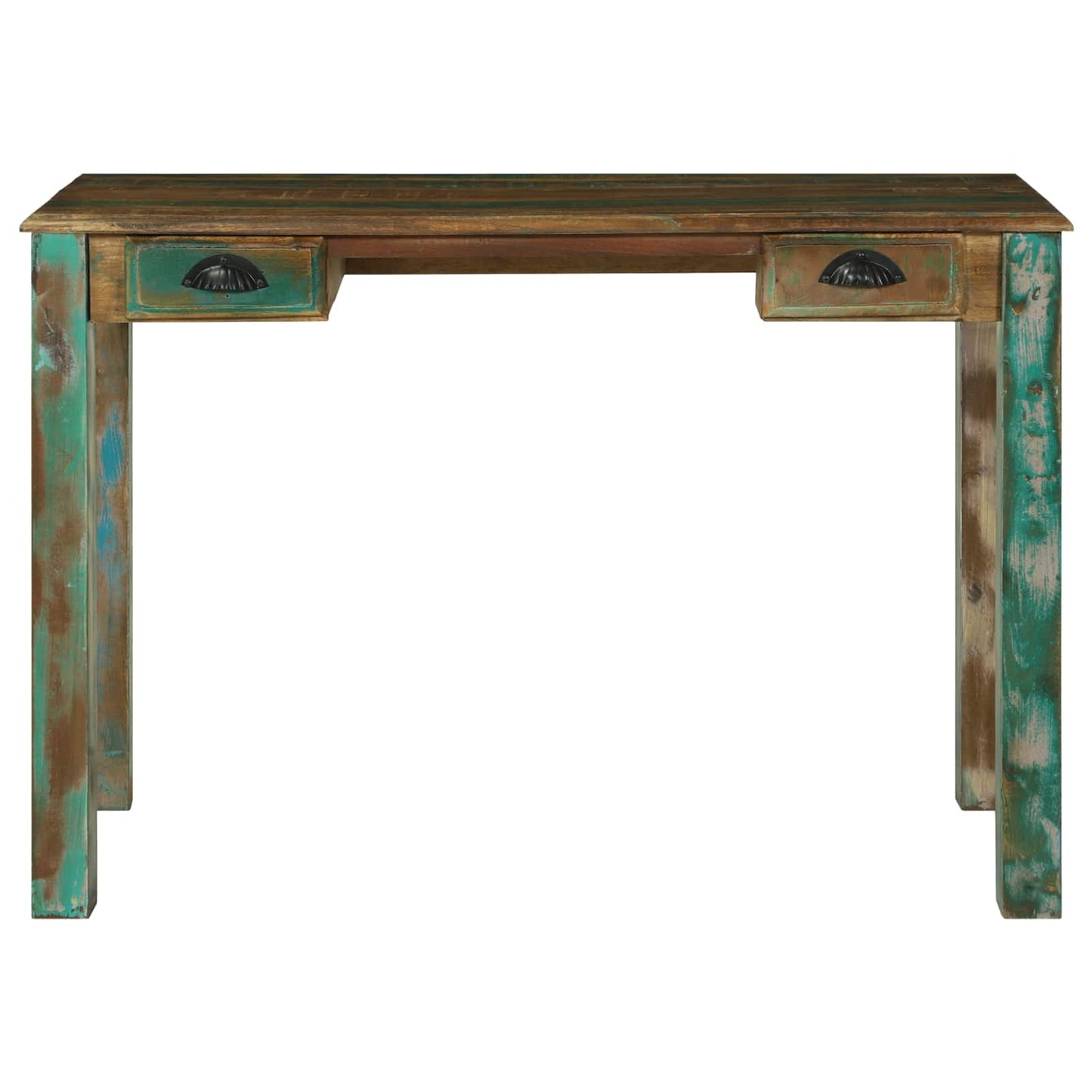 Skrivebord med skuffe Brun 112 x 55 x 76 cm Solid genbrugs træ