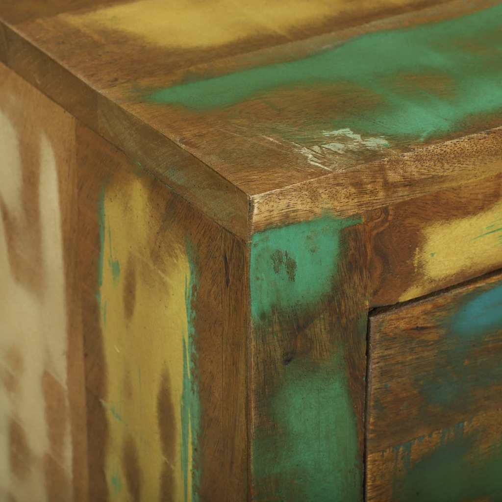 Sideboard med skuffe Brun 80 x 30 x 65 cm Solid genbrugs træ