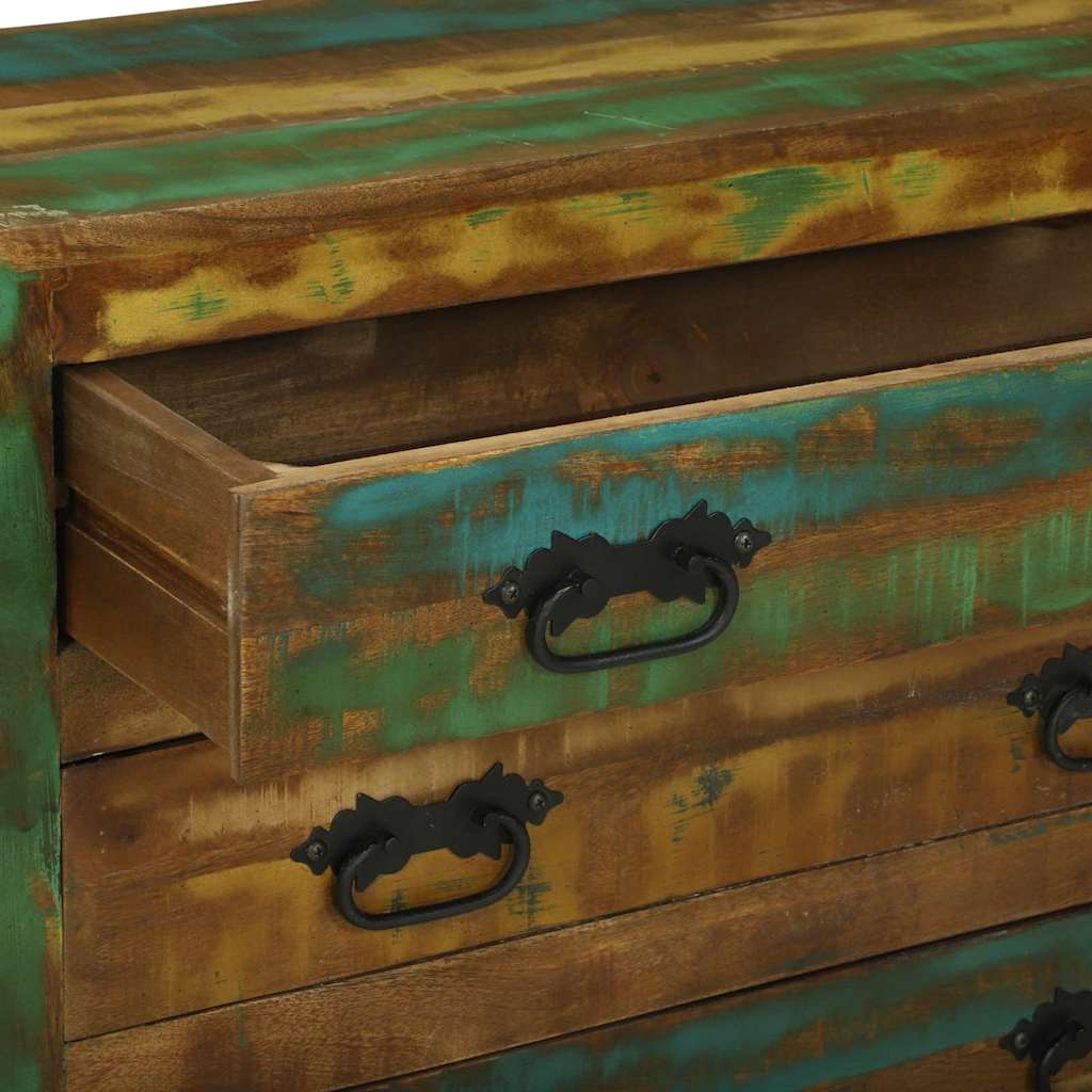 Sideboard med skuffe Brun 80 x 30 x 65 cm Solid genbrugs træ