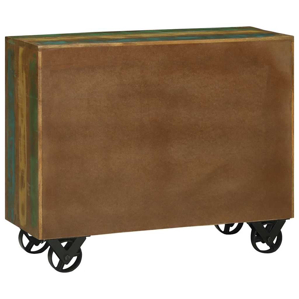 Sideboard med skuffe Brun 80 x 30 x 65 cm Solid genbrugs træ