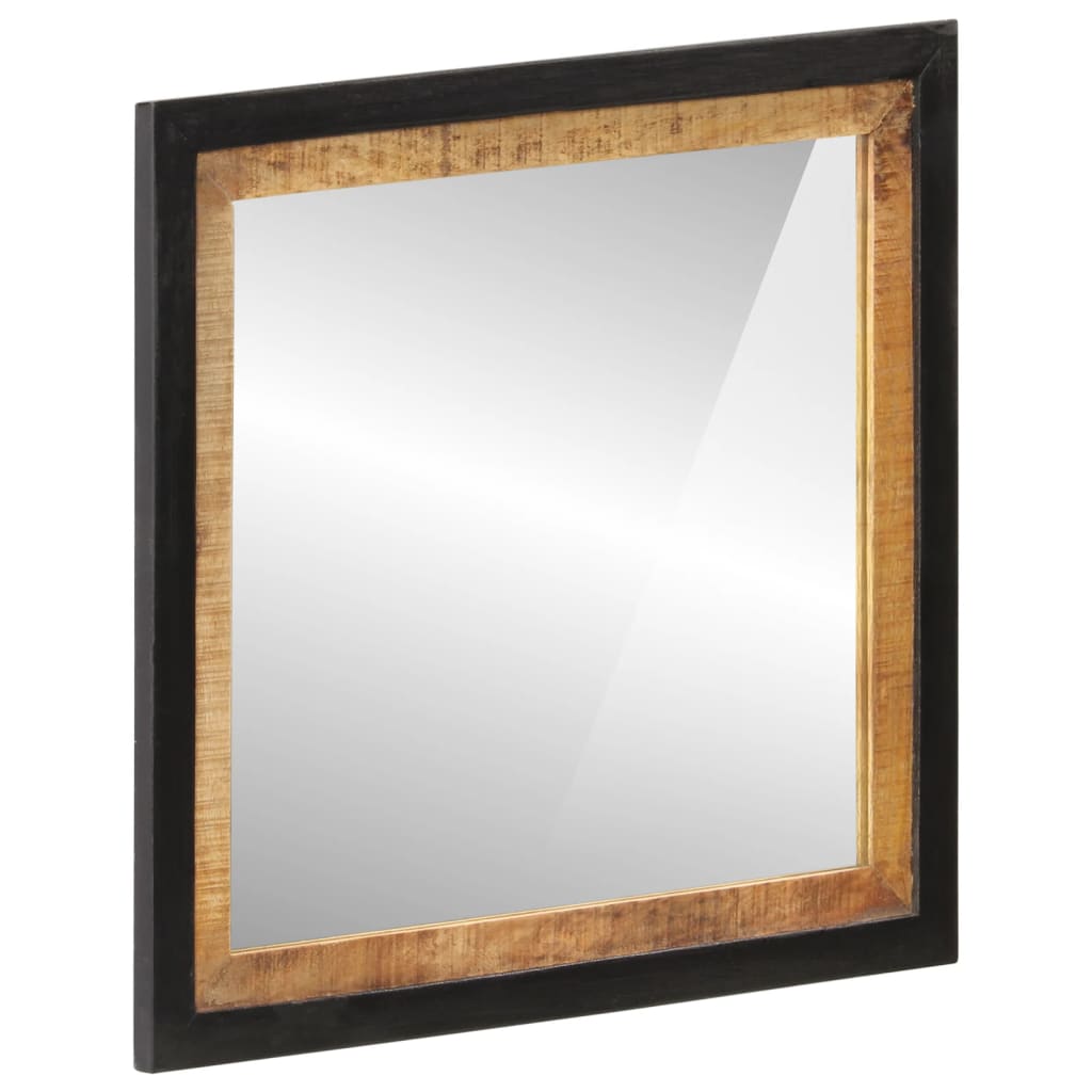 badeværelsesskab 55x1x60 cm glas og massivt mangotræ