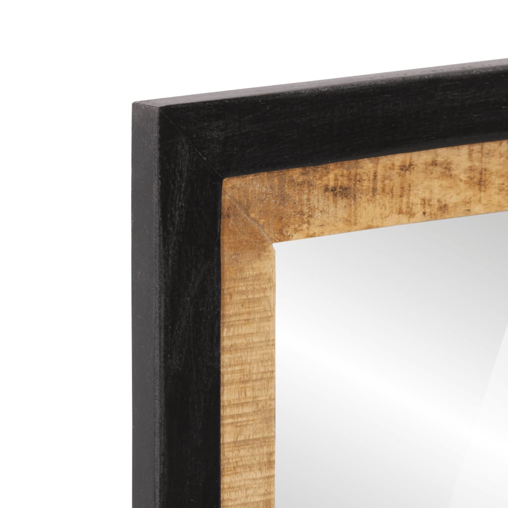 badeværelsesskab 55x1x60 cm glas og massivt mangotræ