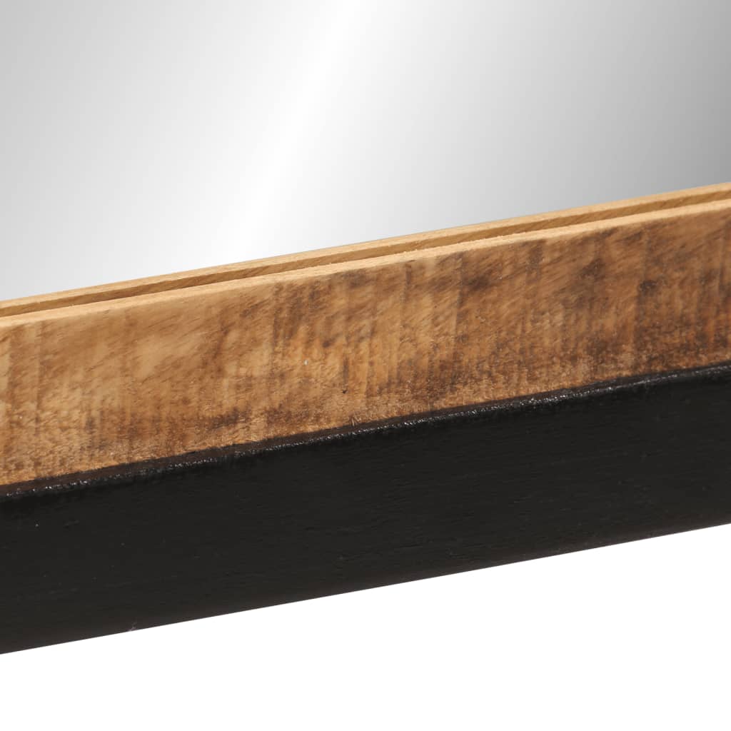 badeværelsesskab 55x1x60 cm glas og massivt mangotræ