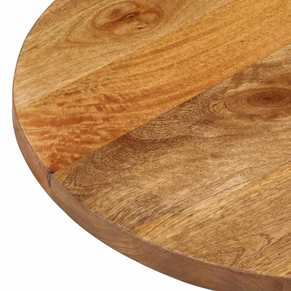 bordplade 120x50x2,5 cm oval massivt mangotræ