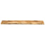 bordplade 140x40x2,5 cm naturlig kant massivt ru mangotræ