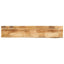 bordplade 180x40x2,5 cm naturlig kant massivt ru mangotræ