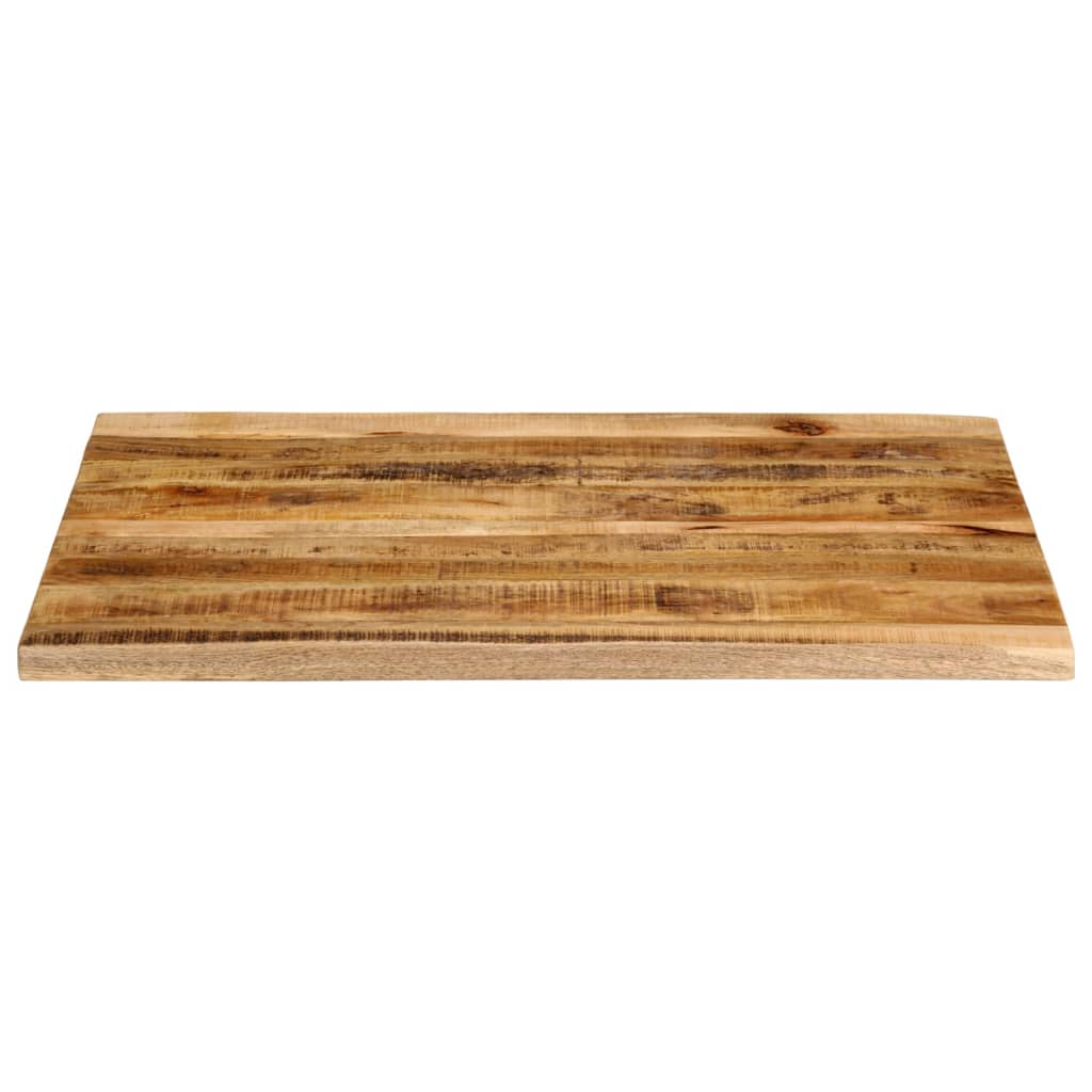 bordplade 110x80x2,5 cm naturlig kant massivt ru mangotræ