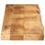 bordplade 180x40x3,8 cm naturlig kant massivt ru mangotræ