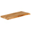 bordplade 90x20x2,5 cm naturlig kant massivt mangotræ