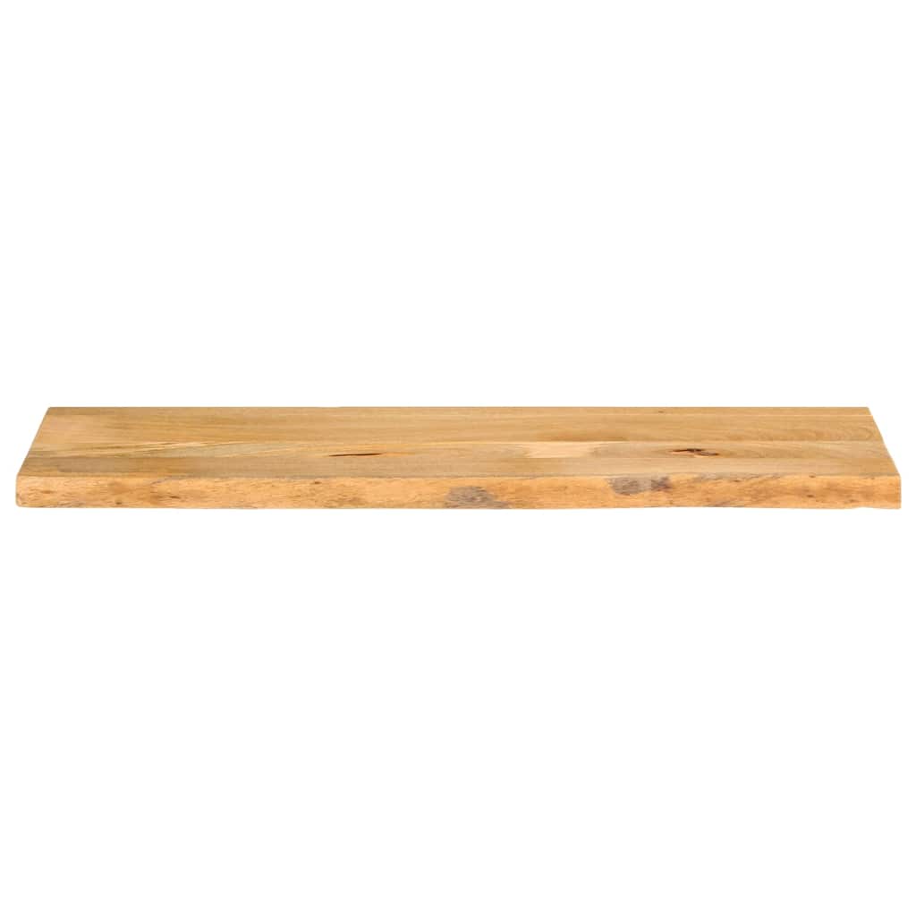 bordplade 120x20x3,8 cm naturlig kant massivt mangotræ