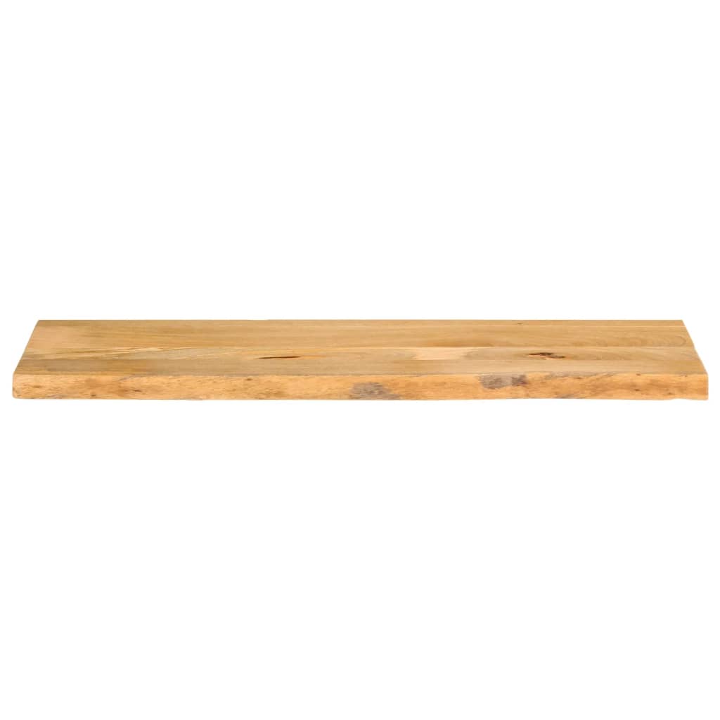 bordplade 120x30x3,8 cm naturlig kant massivt mangotræ