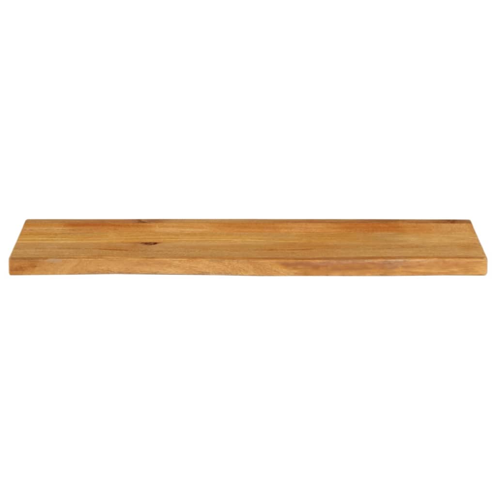 bordplade 100x30x2,5 cm naturlig kant massivt mangotræ
