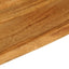 bordplade 100x30x2,5 cm naturlig kant massivt mangotræ