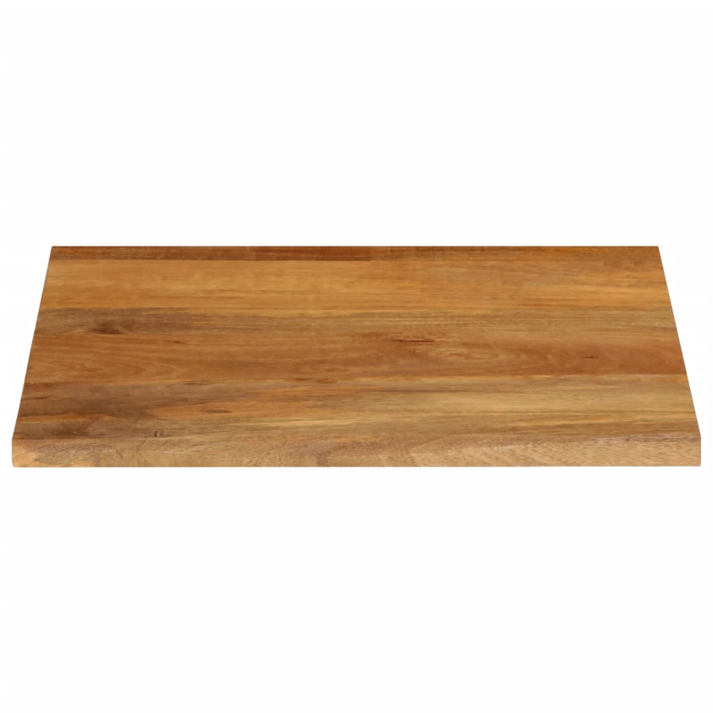 bordplade 60x60x3,8 cm naturlig kant massivt mangotræ