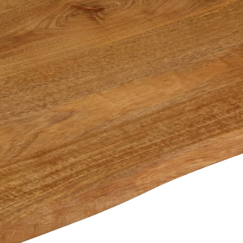 bordplade 60x60x3,8 cm naturlig kant massivt mangotræ