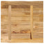 bordplade 40x40x2,5 cm naturlig kant massivt ru mangotræ