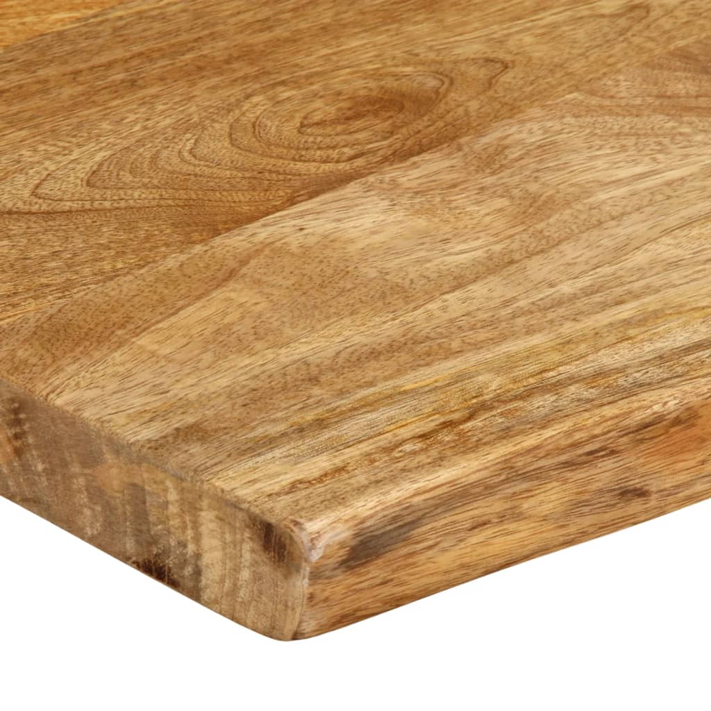 bordplade 110x40x2,5 cm naturlig kant massivt mangotræ