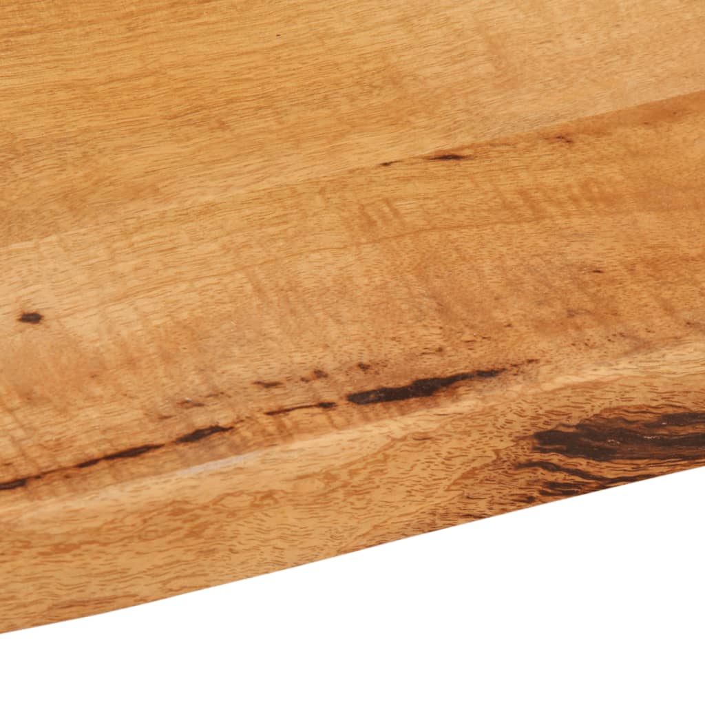 bordplade 100x60x2,5 cm naturlig kant massivt mangotræ