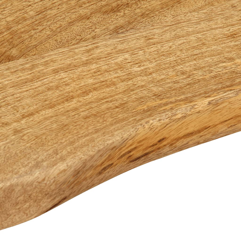 bordplade 160x40x3,8 cm naturlig kant massivt mangotræ