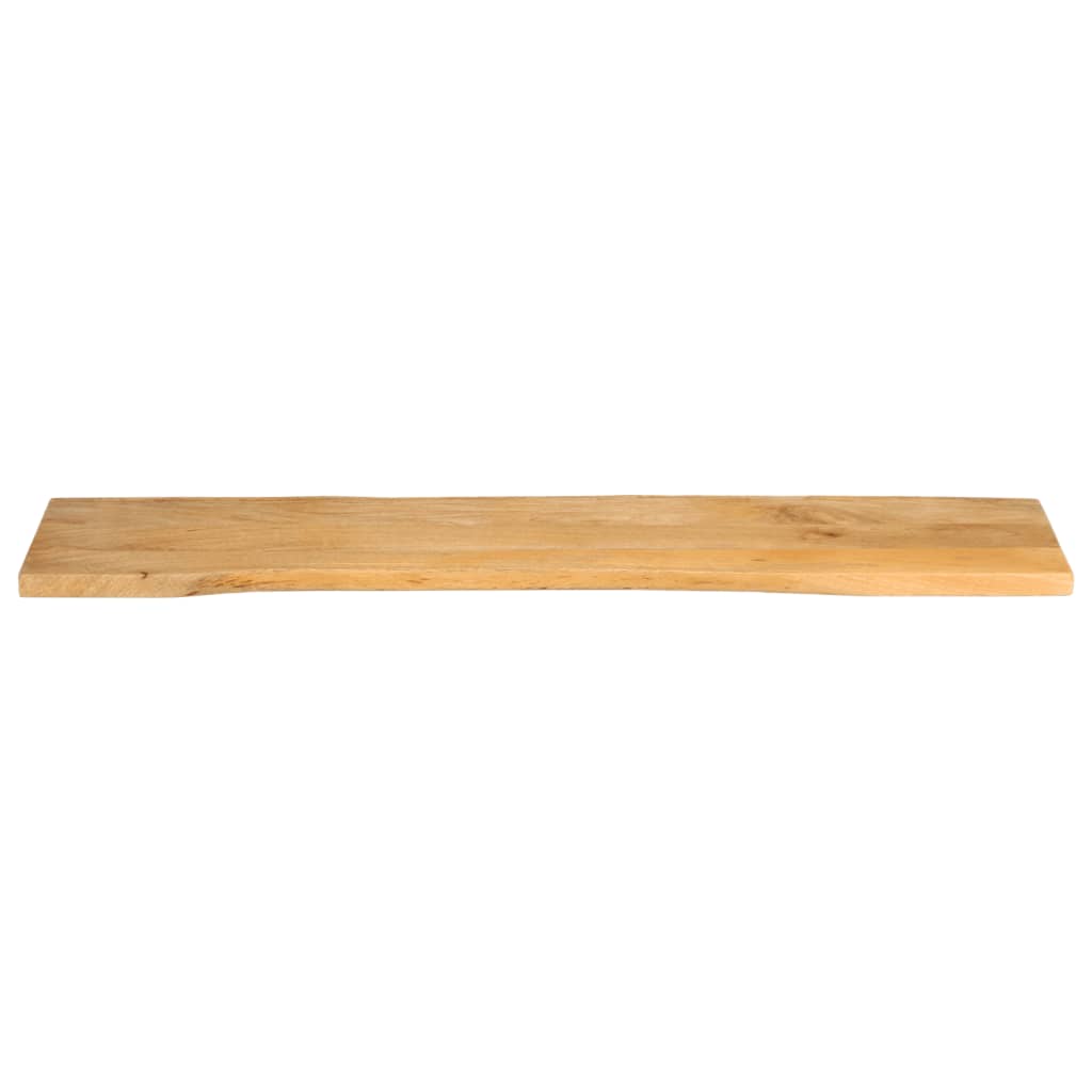 bordplade 180x40x3,8 cm naturlig kant massivt mangotræ