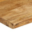 bordplade 180x40x3,8 cm naturlig kant massivt mangotræ