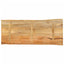 bordplade 140x60x3,8 cm naturlig kant massivt mangotræ