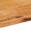 bordplade 140x60x3,8 cm naturlig kant massivt mangotræ