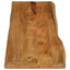 bordplade 160x40x3,8 cm naturlig kant massivt mangotræ