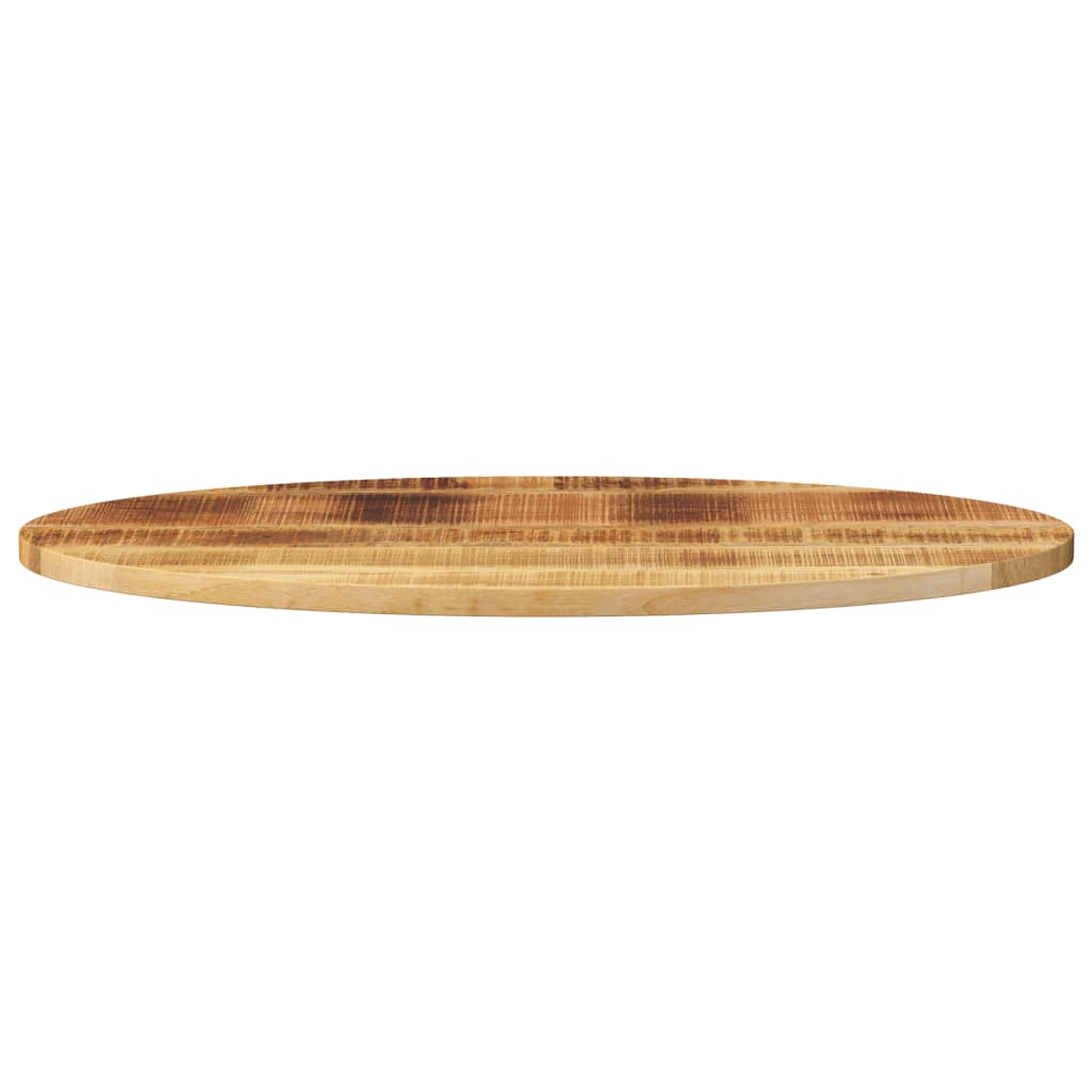 bordplade 140x50x3,8 cm oval massivt mangotræ