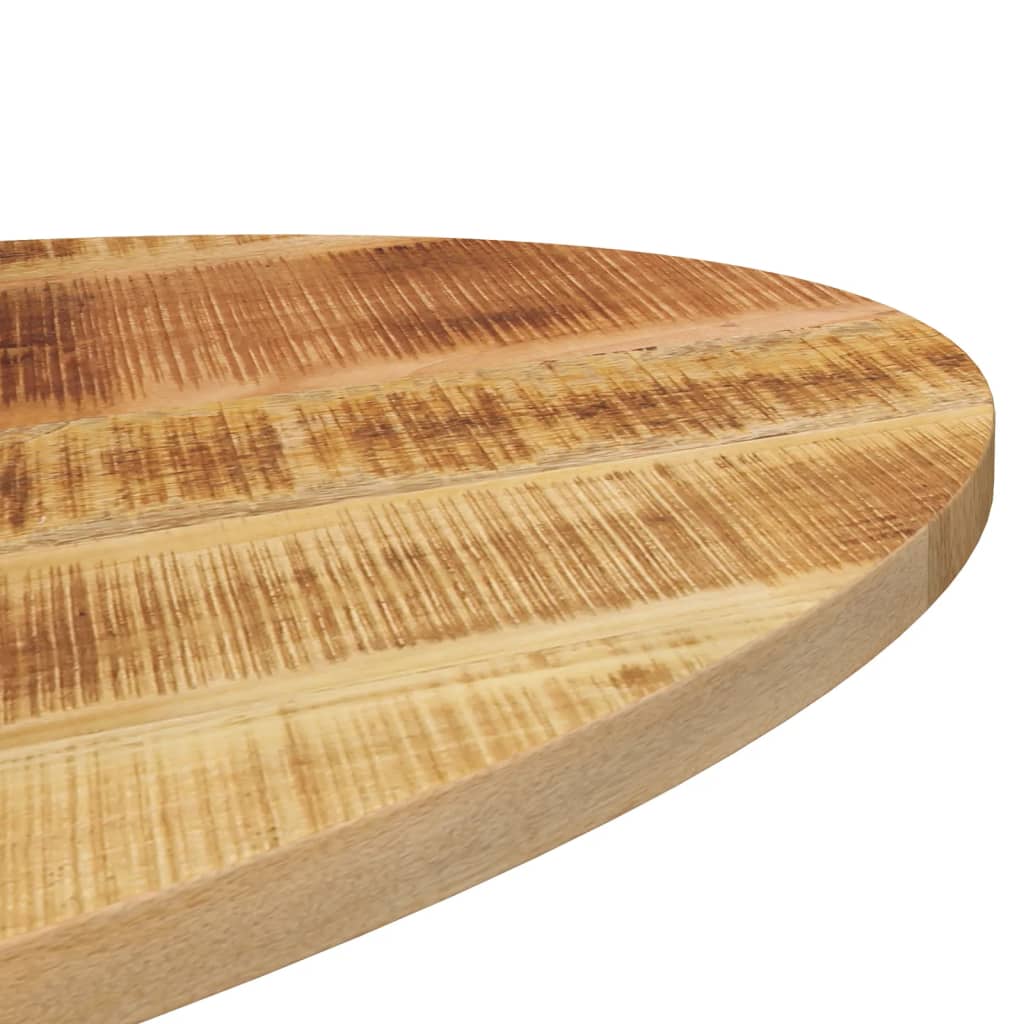 bordplade 140x50x3,8 cm oval massivt mangotræ