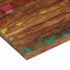 bordplade 100x60x2,5 cm rektangulær massivt genbrugstræ