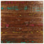 bordplade 80x80x2,5 cm firkantet massivt genbrugstræ
