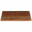bordplade 80x80x2,5 cm firkantet massivt genbrugstræ