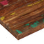 bordplade 80x80x2,5 cm firkantet massivt genbrugstræ