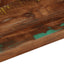 bordplade 80x80x2,5 cm firkantet massivt genbrugstræ